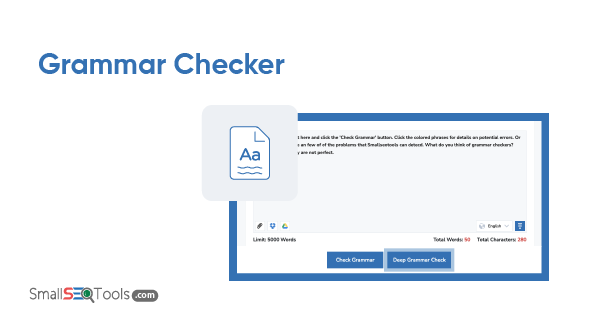 SmallSEOTools Grammar Checker
