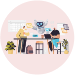 AI Vs. Human: Who Writes a High-Quality Content? (icon image)
