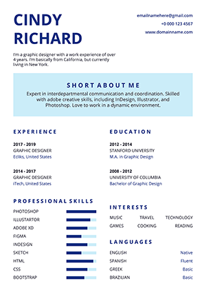 Resume builder