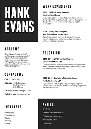 Resume builder