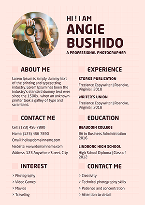 Resume builder